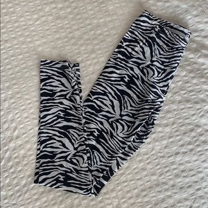 American Apparel Zebra Leggings